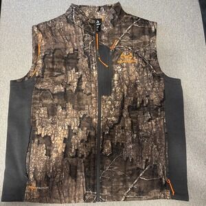 RealTree Camo Reversabile Puffer Vest Mens 2XL Padded Outdoor Hunting Realtree